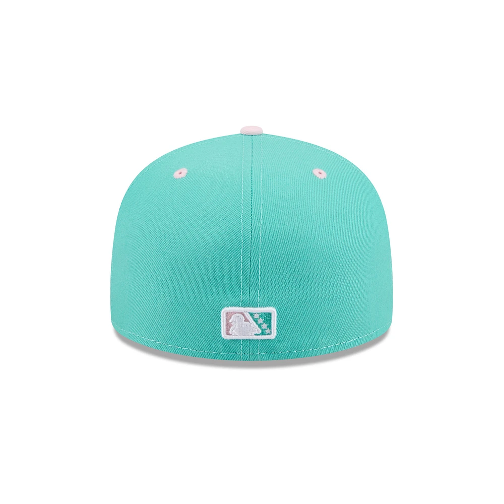Men's New Era  Turquoise Biloxi Shuckers Theme Nights 59FIFTY Fitted Hat