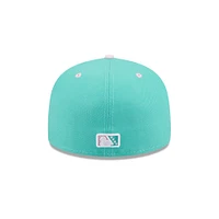 Men's New Era  Turquoise Biloxi Shuckers Theme Nights 59FIFTY Fitted Hat