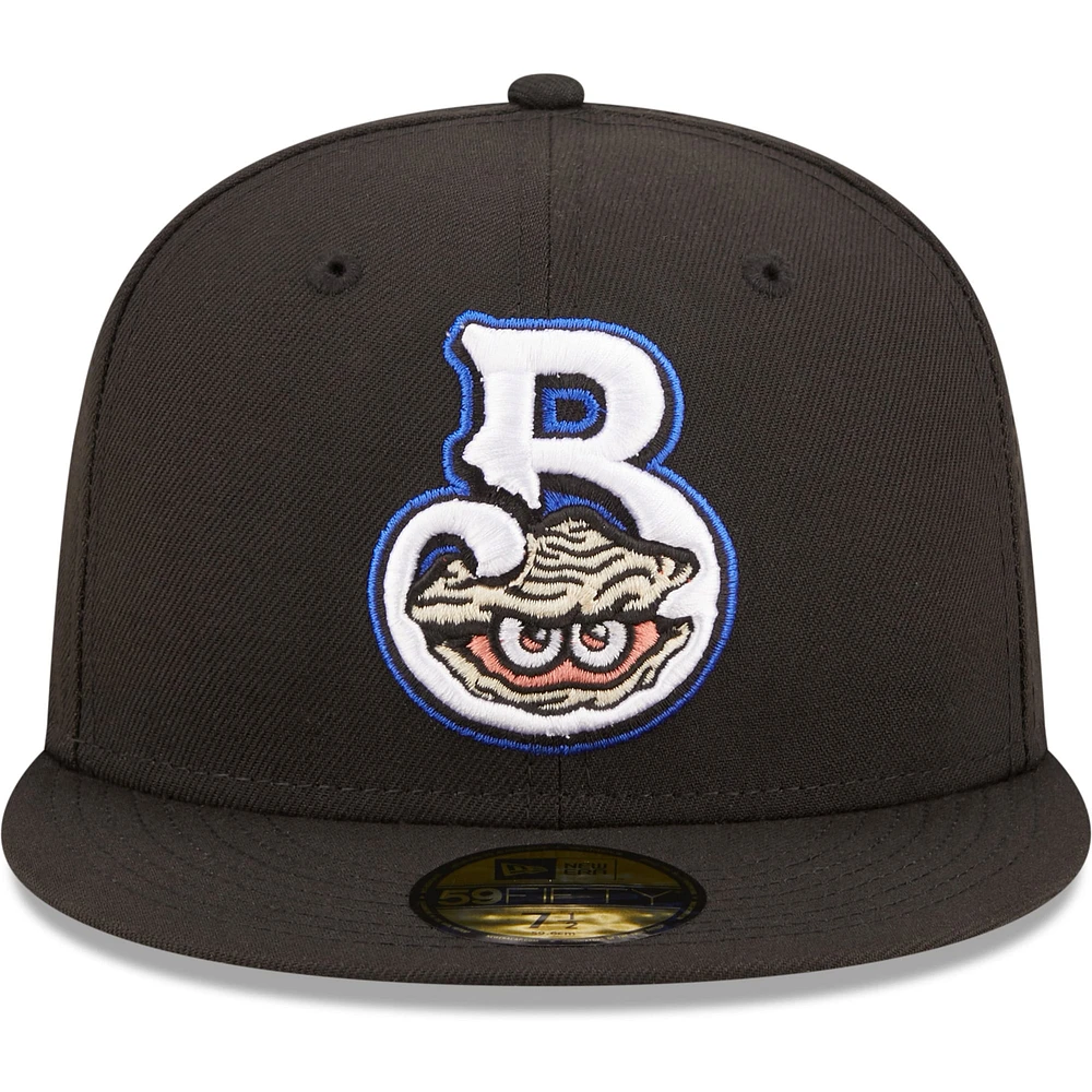 Men's New Era Biloxi Shuckers Authentic Collection 59FIFTY Fitted Hat