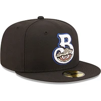 Men's New Era Biloxi Shuckers Authentic Collection 59FIFTY Fitted Hat