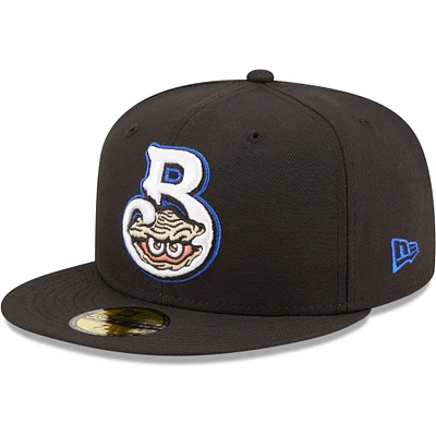 Men's New Era Biloxi Shuckers Authentic Collection 59FIFTY Fitted Hat