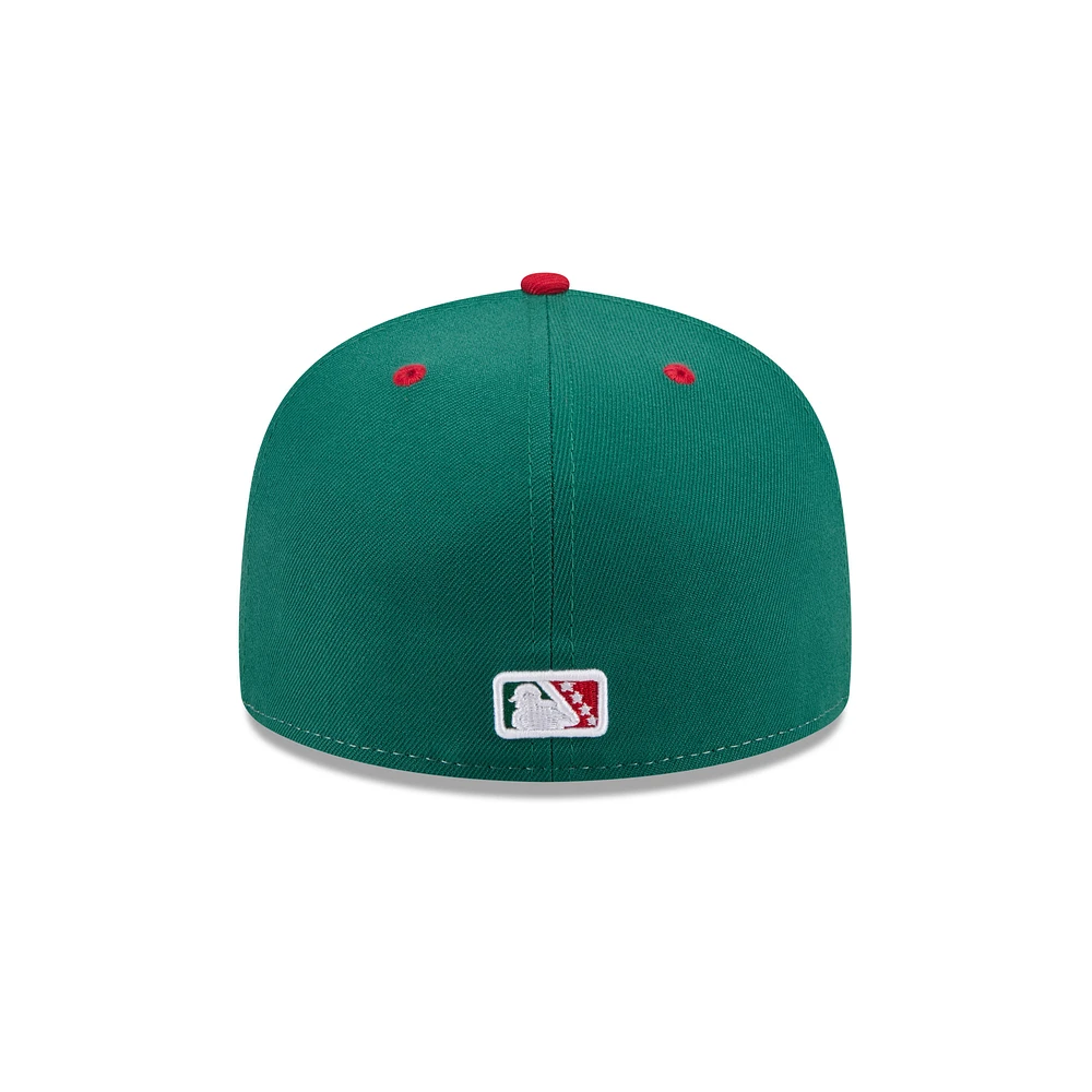 Men's New Era  White Binghamton Rumble Ponies Theme Nights 59FIFTY Fitted Hat