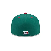 Men's New Era  White Binghamton Rumble Ponies Theme Nights 59FIFTY Fitted Hat