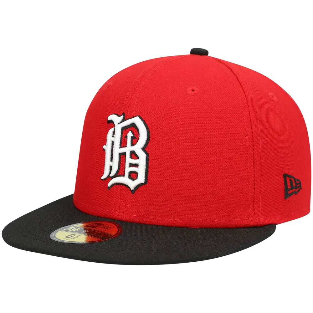 Men's New Era Red Louisville Cardinals Basic 59FIFTY Fitted Hat