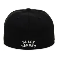 Birmingham Black Barons Rings & Crwns Team Fitted Hat - Black