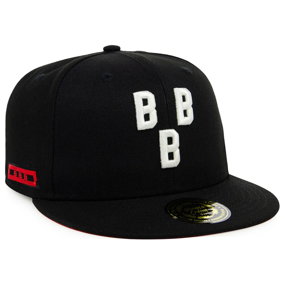 Men's Birmingham Black Barons Rings & Crwns Black Team Fitted Hat