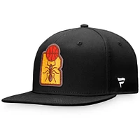 Casquette Snapback Fanatics noire Bivouac Core pour hommes