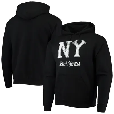 New York Yankees Stitches Youth Allover Print Pullover Hoodie - Navy