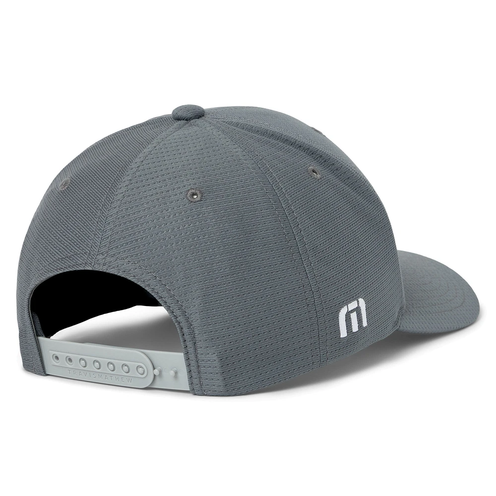 Casquette ajustable extensible TravisMathew grise vierge pour homme