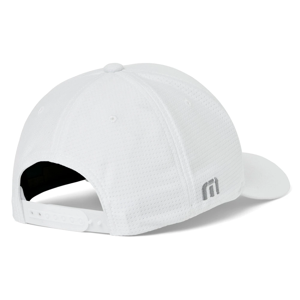 Casquette ajustable extensible blanche TravisMathew pour homme