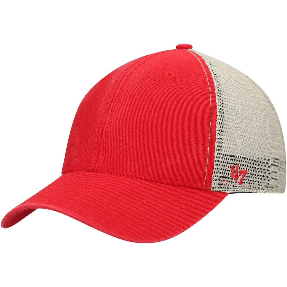 Lids '47 Flagship MVP Snapback Hat - Red/Natural