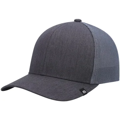 TravisMathew Widder 2.0 Trucker Snapback Hat - Heathered Charcoal