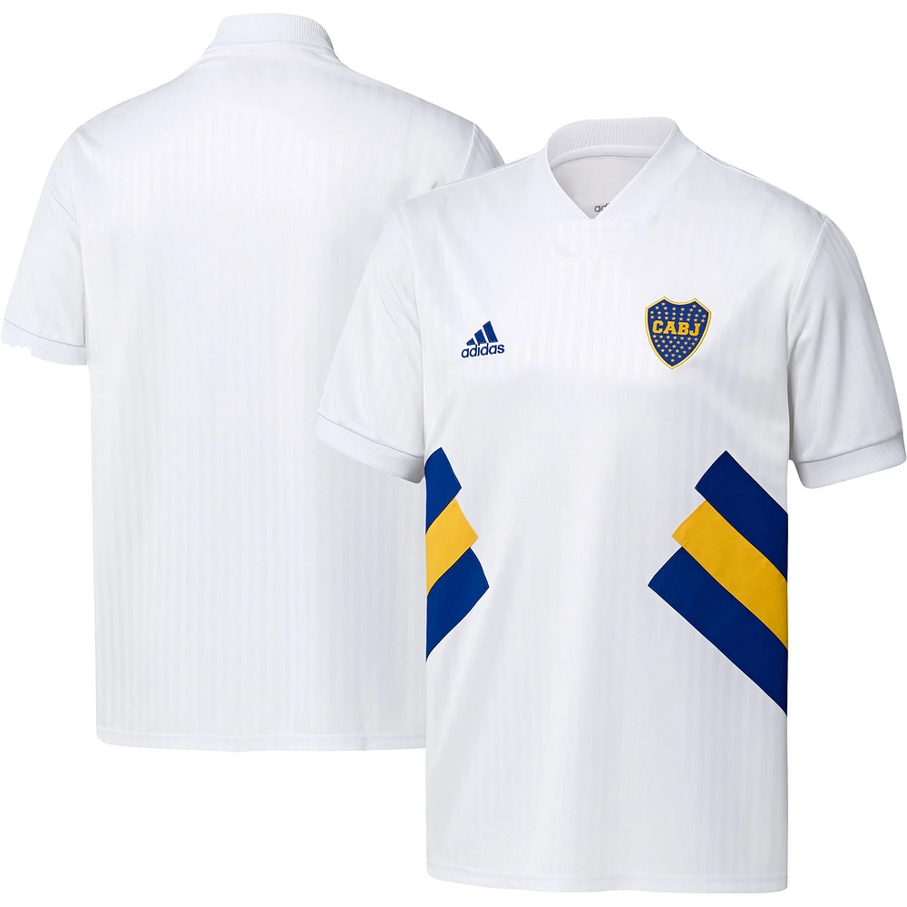 Maillot adidas Boca Juniors Football Icon blanc pour homme