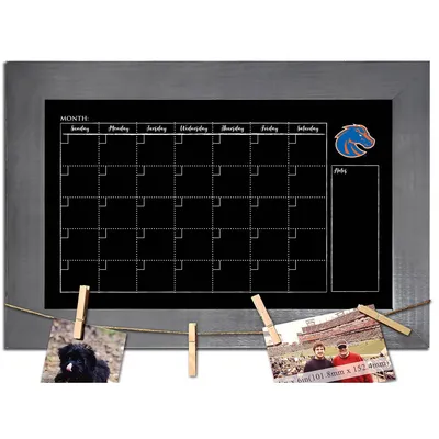 Boise State Broncos 11" x 19" Monthly Chalkboard with Frame & Clothespins Sign