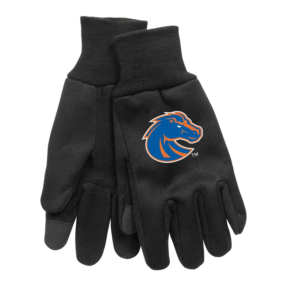 Gants tactiles avec logo de l'équipe McArthur des Broncos de Boise State