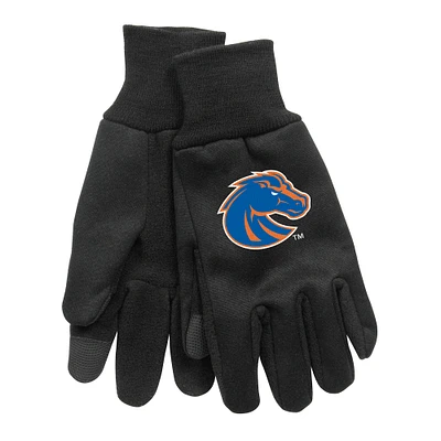 Gants tactiles avec logo de l'équipe McArthur des Broncos de Boise State