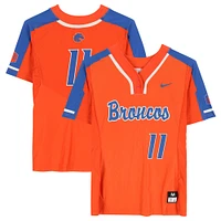 Boise State Broncos Team-Issued #11 Orange Jersey from the Softball Program - Size M
