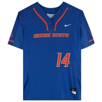 Boise State Broncos Team-Issued #14 Royal Jersey from the Softball Program - Size L
