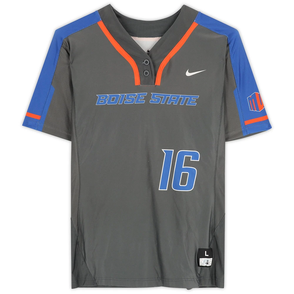 Boise State Broncos Team-Issued #16 Jersey from the Softball Program
