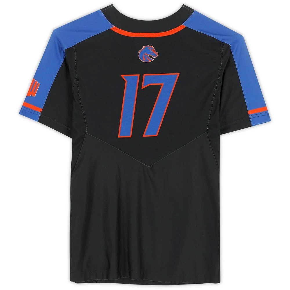 Boise State Broncos Team-Issued #17 Black Jersey from the Softball Program - Size S