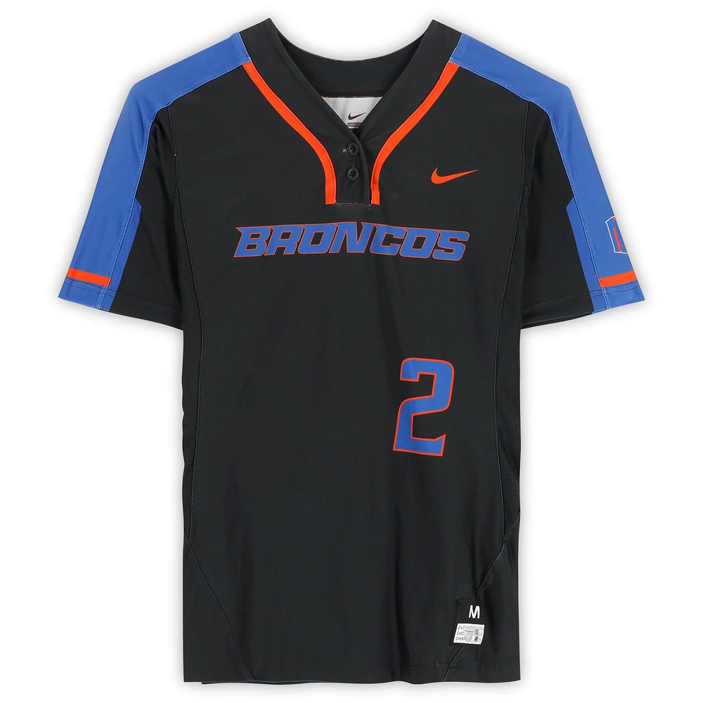 Boise State Broncos Team-Issued #2 Jersey from the Softball Program