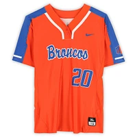 Boise State Broncos Team-Issued #20 Orange Jersey from the Softball Program - Size XL
