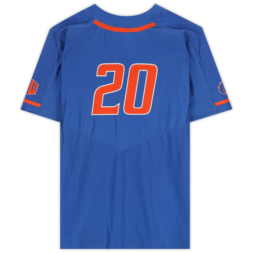 Boise State Broncos Team-Issued #20 Royal Jersey from the Softball Program - Size XL
