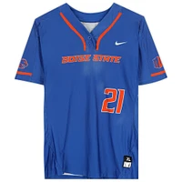 Boise State Broncos Team-Issued #21 Royal Jersey from the Softball Program - Size XL