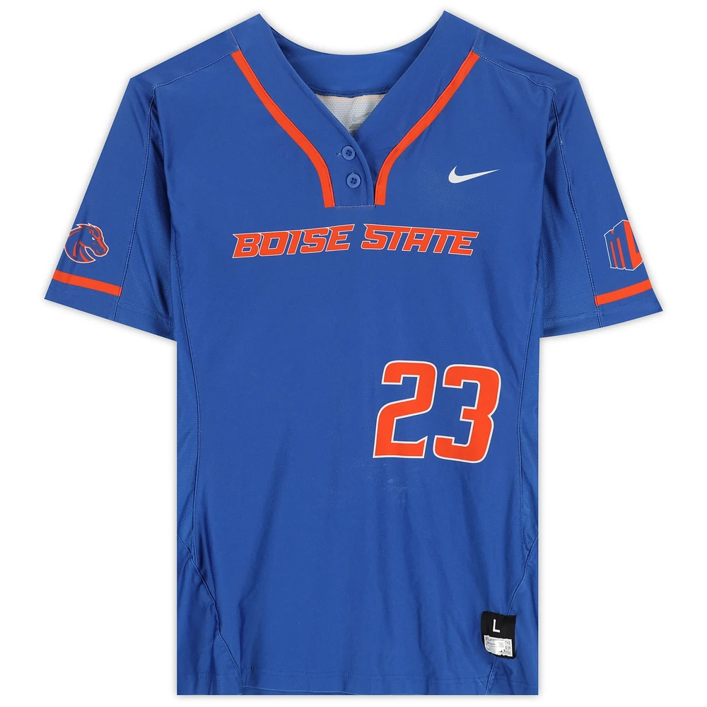 Boise State Broncos Team-Issued #23 Royal Jersey from the Softball Program - Size L