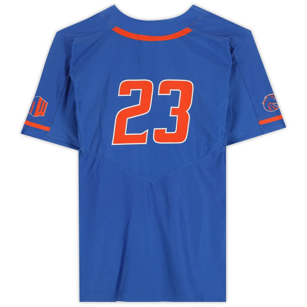 Boise State Broncos Team-Issued #23 Royal Jersey from the Softball Program - Size L