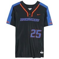 Boise State Broncos Team-Issued #25 Black Jersey from the Softball Program