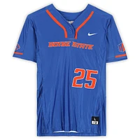Boise State Broncos Team-Issued #25 Royal Jersey from the Softball Program