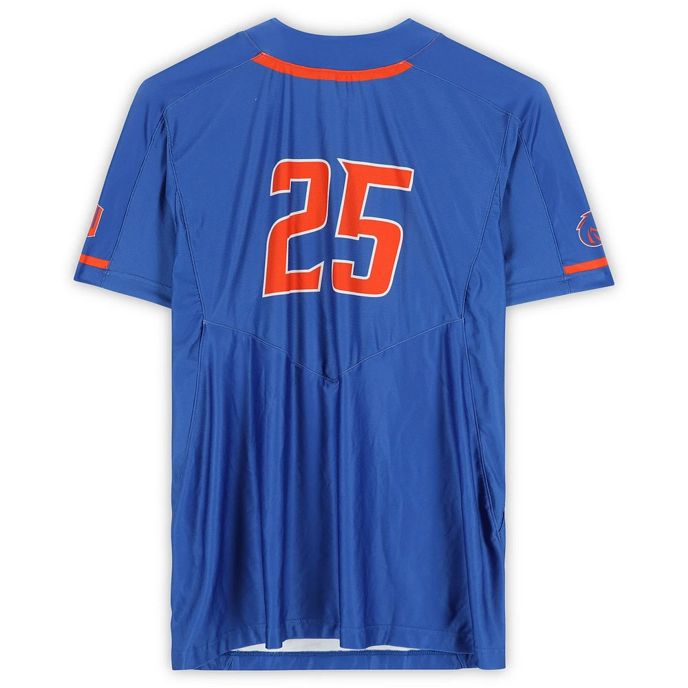 Boise State Broncos Team-Issued #25 Royal Jersey from the Softball Program