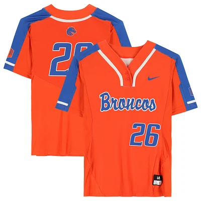 Boise State Broncos Team-Issued #26 Jersey from the Softball Program