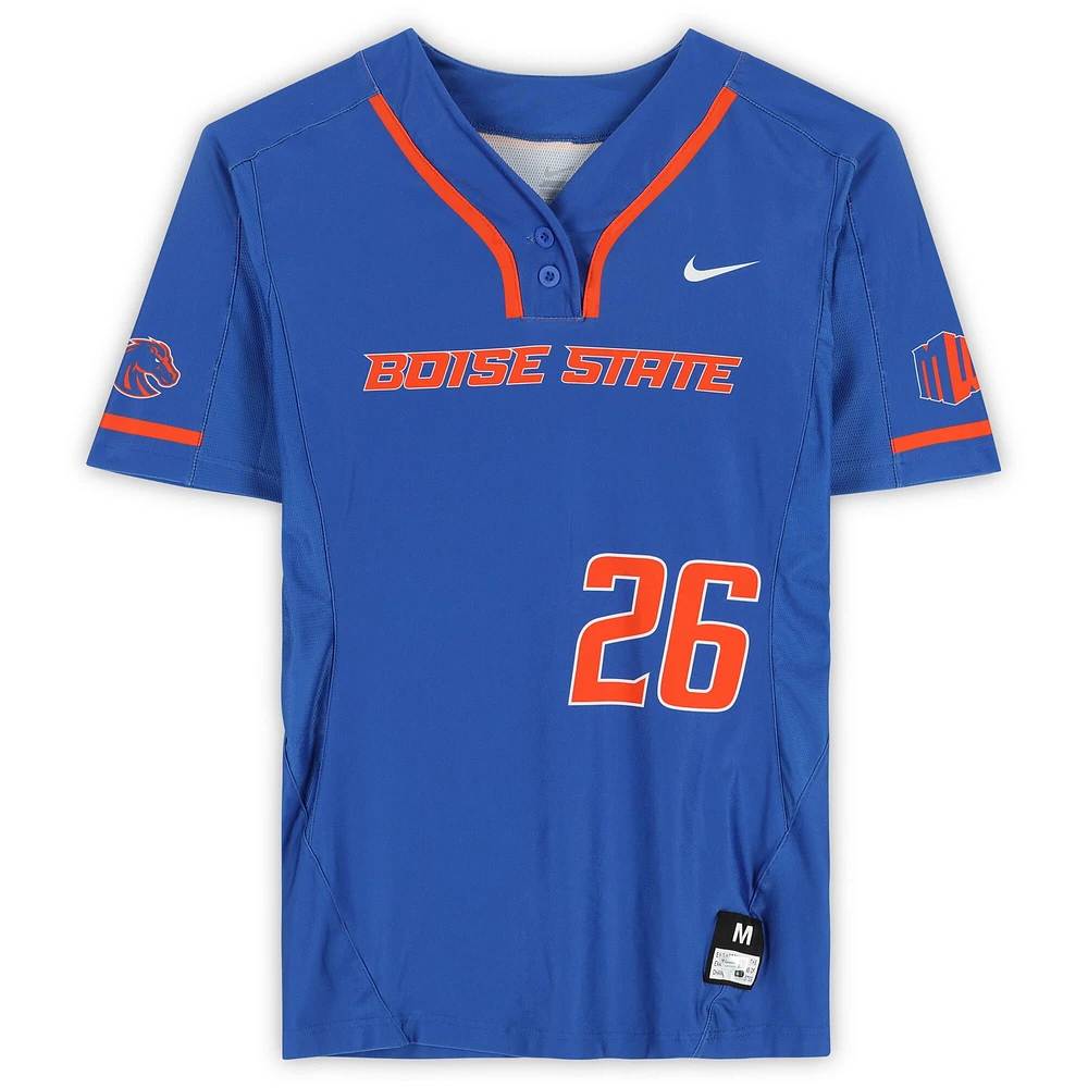 Boise State Broncos Team-Issued #26 Royal Jersey from the Softball Program - Size M