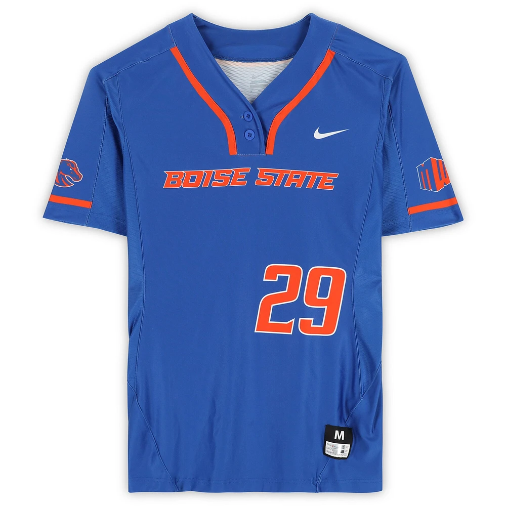 Boise State Broncos Team-Issued #29 Royal Jersey from the Softball Program - Size M