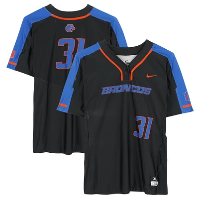 Boise State Broncos Team-Issued #31 Black Jersey from the Softball Program - Size XL