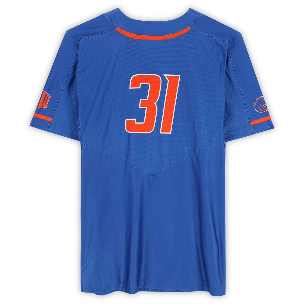 Boise State Broncos Team-Issued #31 Royal Jersey from the Softball Program - Size XL