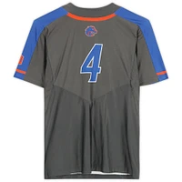 Boise State Broncos Team-Issued #4 Gray Jersey from the Softball Program - Size M