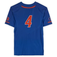 Boise State Broncos Team-Issued #4 Royal Jersey from the Softball Program - Size M