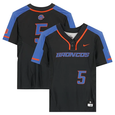 Boise State Broncos Team-Issued #5 Black Jersey from the Softball Program - Size S
