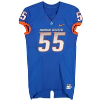 Boise State Broncos Team-Issued #55 Royal Nike Jersey from the 2013-15 NCAA Football Seasons - Size 46+4