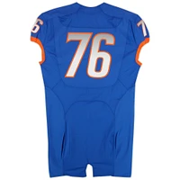 Boise State Broncos Team-Issued #76 Royal Nike Jersey from the 2013-15 NCAA Football Seasons - Size 48+4