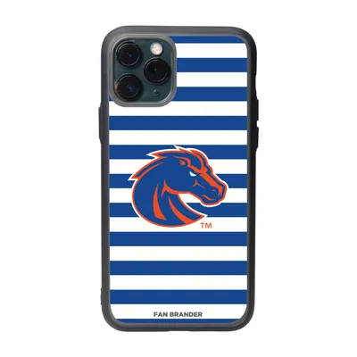 Boise State Broncos Team Logo Striped iPhone Case