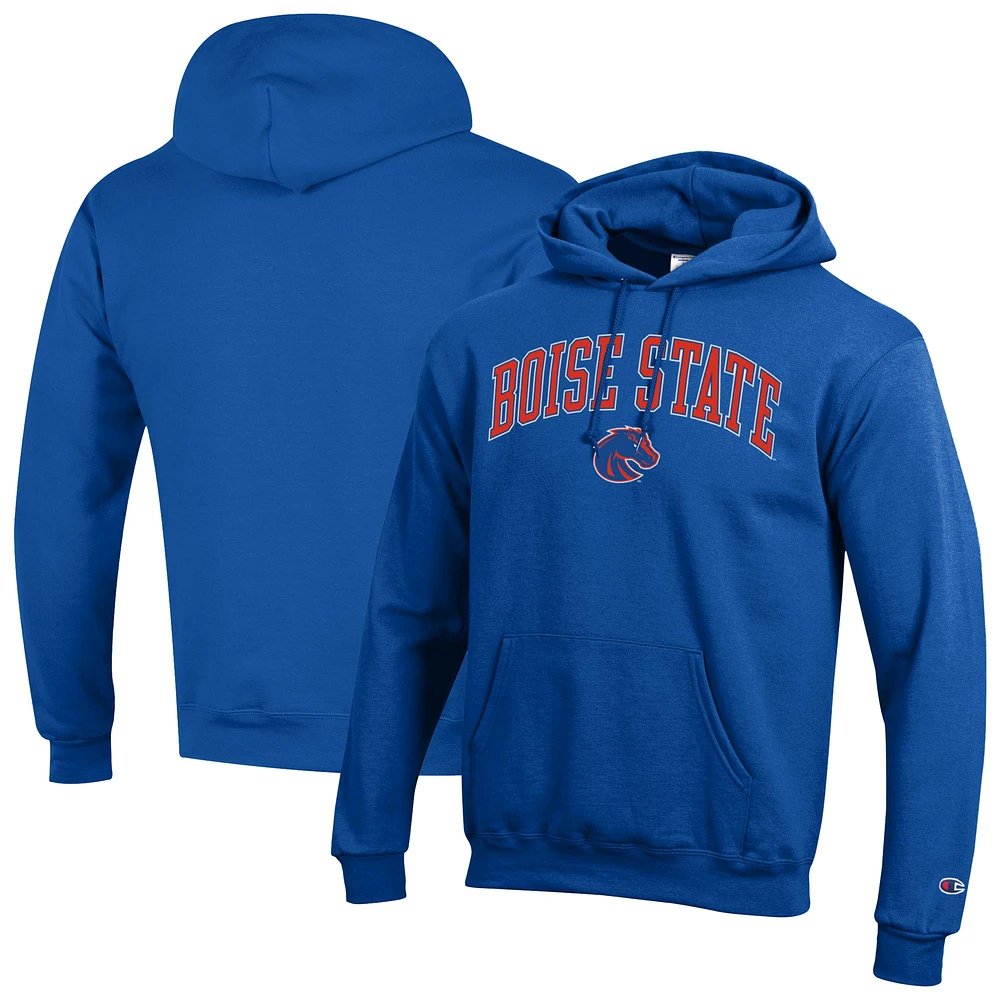 Sweat à capuche en molleton avec logo arqué Champion Royal Boise State Broncos pour homme