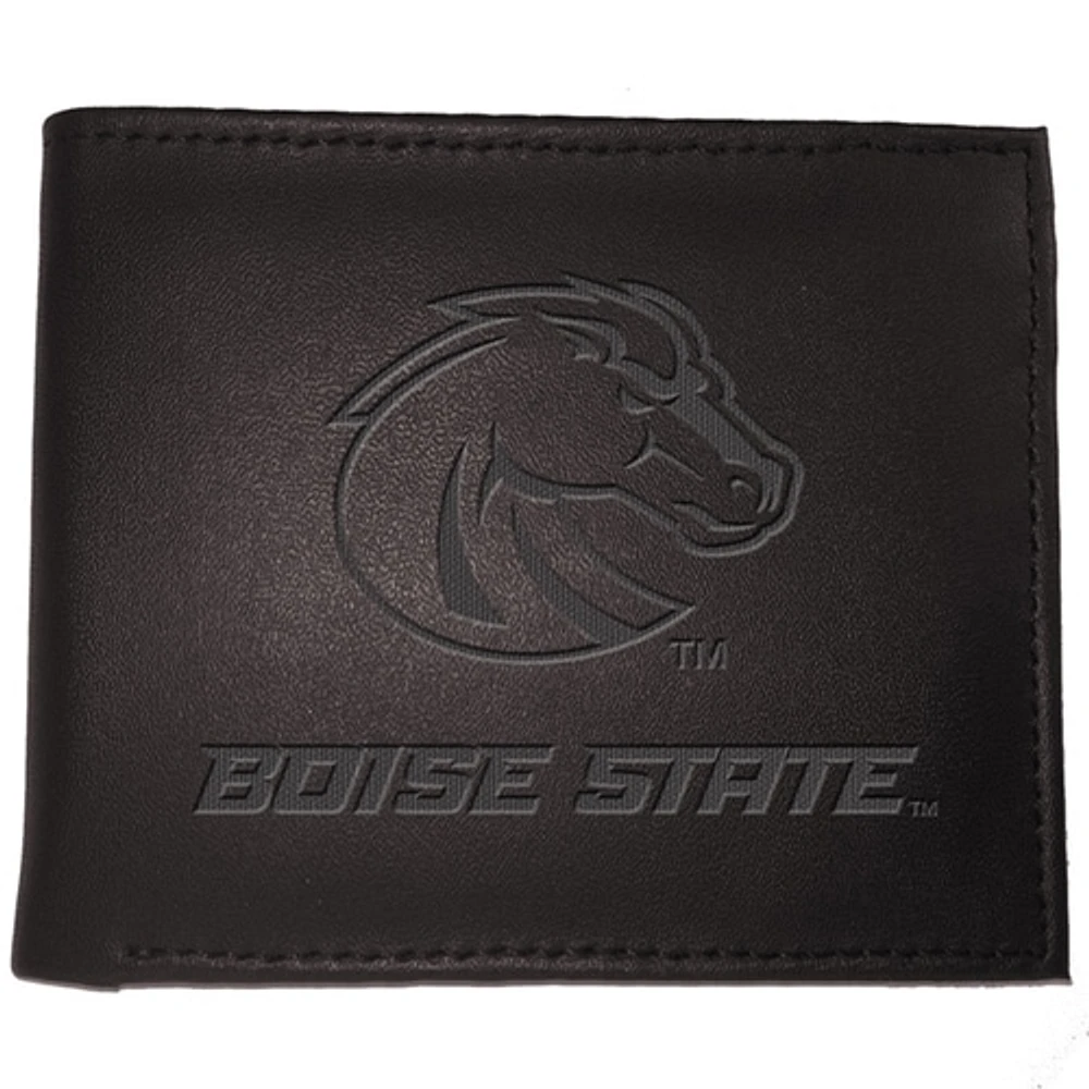 Portefeuille À Deux Volets Hybride Homme Noir Boise State Broncos