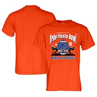 T-shirt bleu 84 orange Boise State Broncos College Football Playoff 2024 Fiesta Bowl pour homme