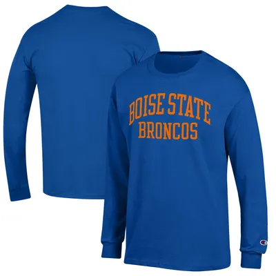 Boise State Broncos Champion Jersey Long Sleeve T-Shirt - Royal