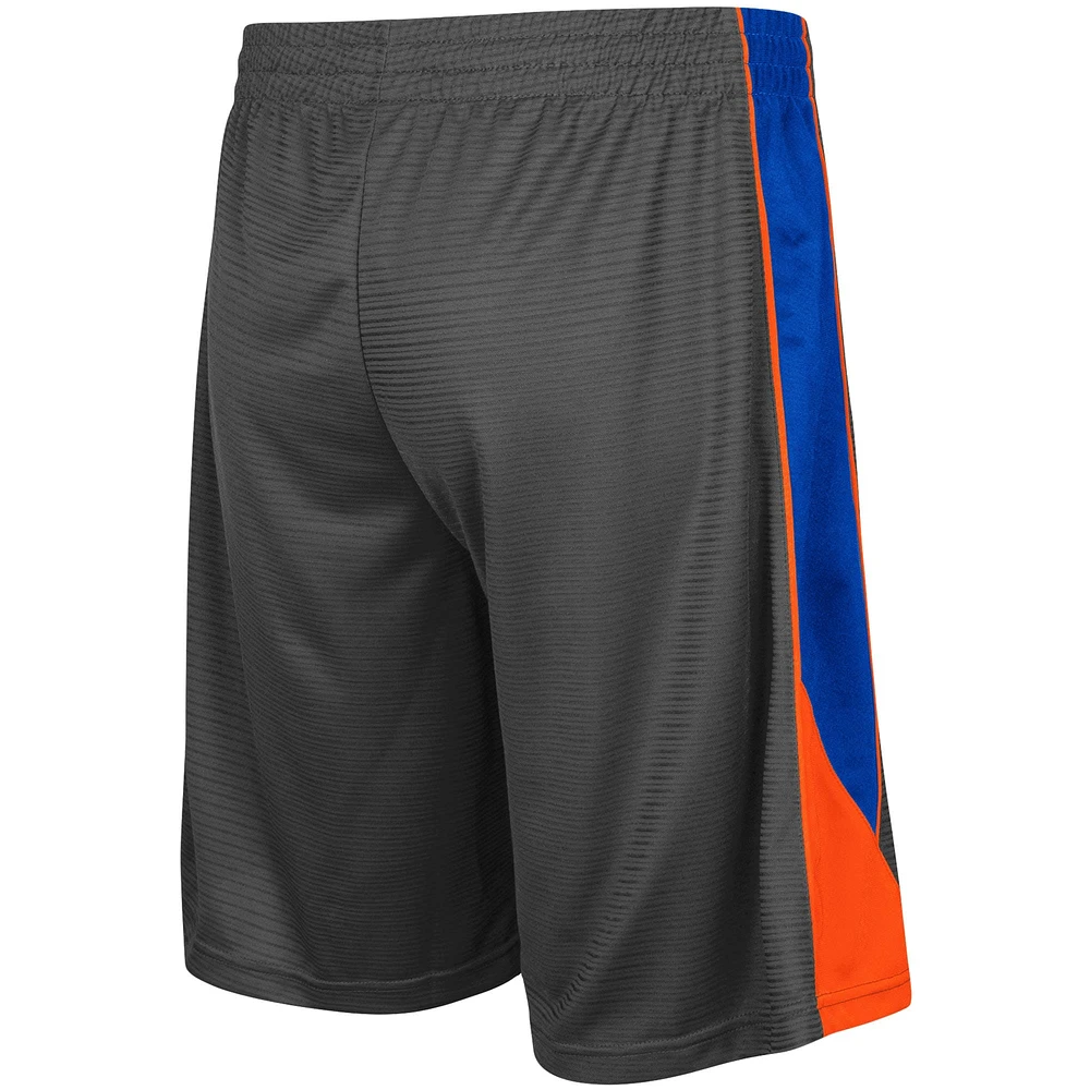 Men's Colosseum Charcoal Boise State Broncos Turnover Shorts