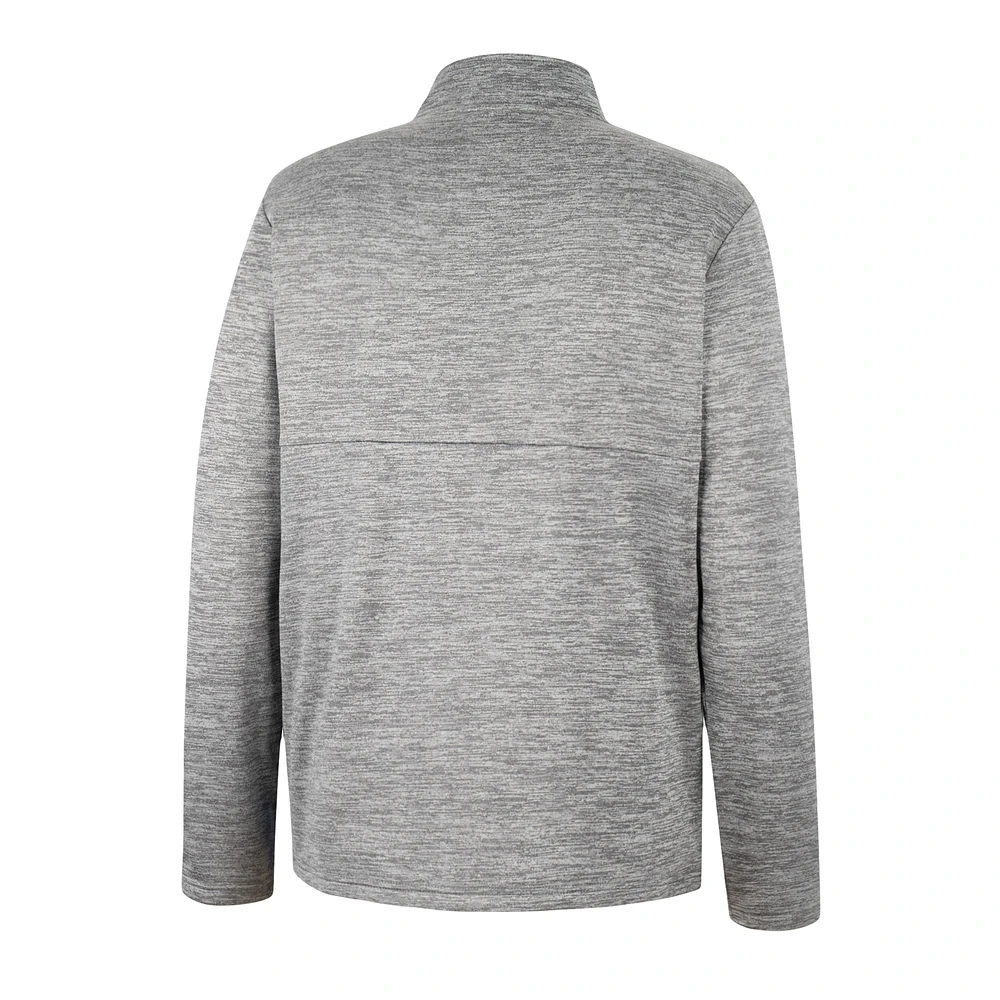 Veste à demi-fermeture éclair pour hommes Colosseum Grey Boise State Broncos John